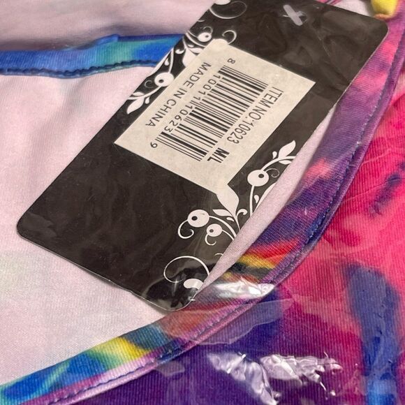 Vibrant Pink Tie-Dye Short Sleeve Dress - Picture 7 of 10